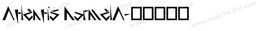 Atlantis NormalA字体转换